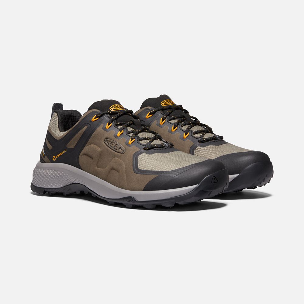 Keen Vandringsskor Herr Bruna/Svarta - Explore Waterproof - 073852YNG